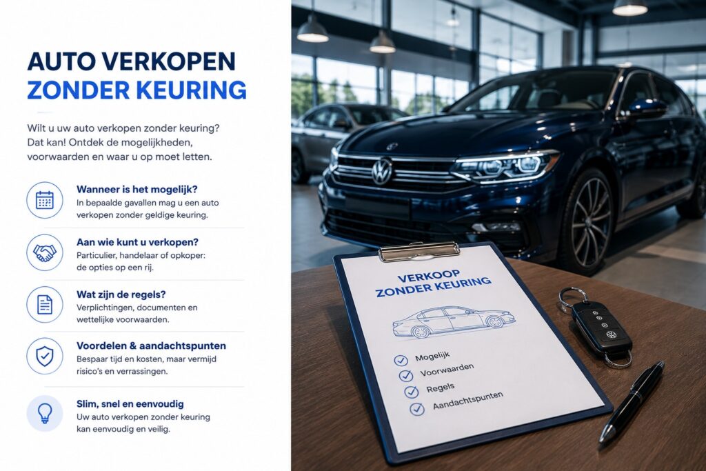 Auto opkopen zonder keuring